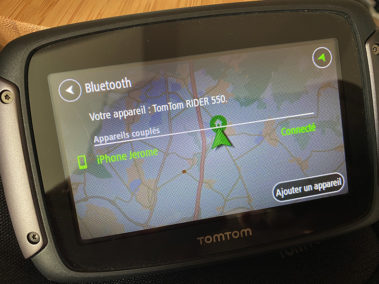 Problème connexion bluetooth TomTom - iPhone connecté