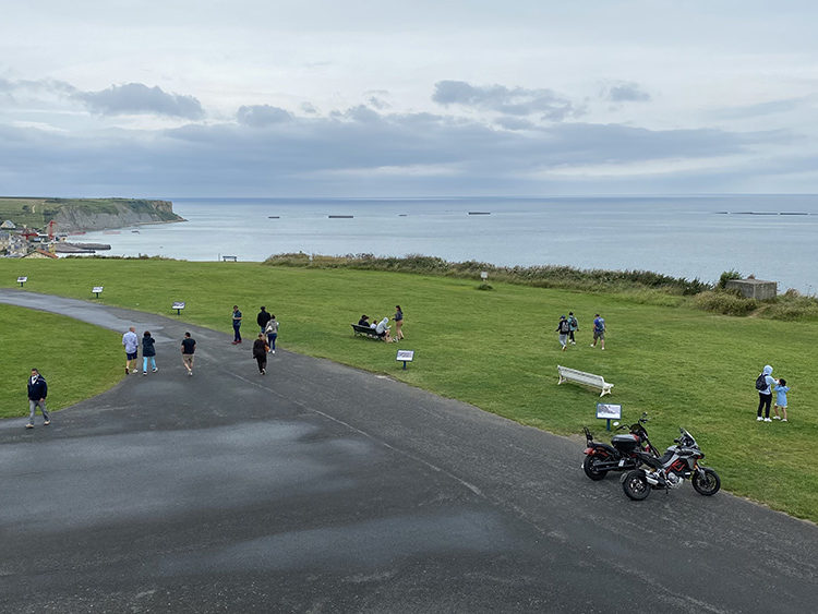 Road trip moto Normandie