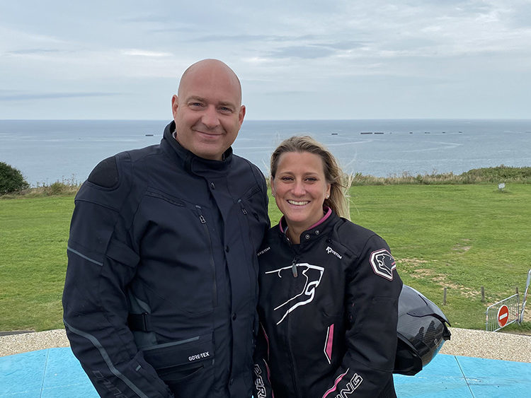 Road trip moto Normandie