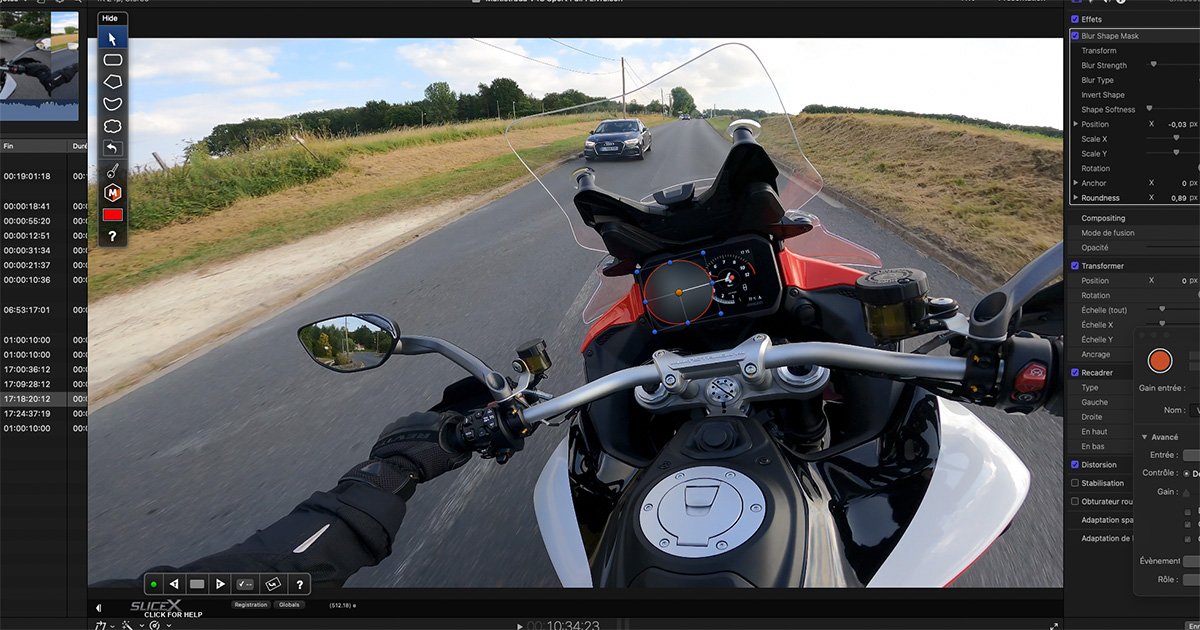 Floutage FinalCutProX FCPX