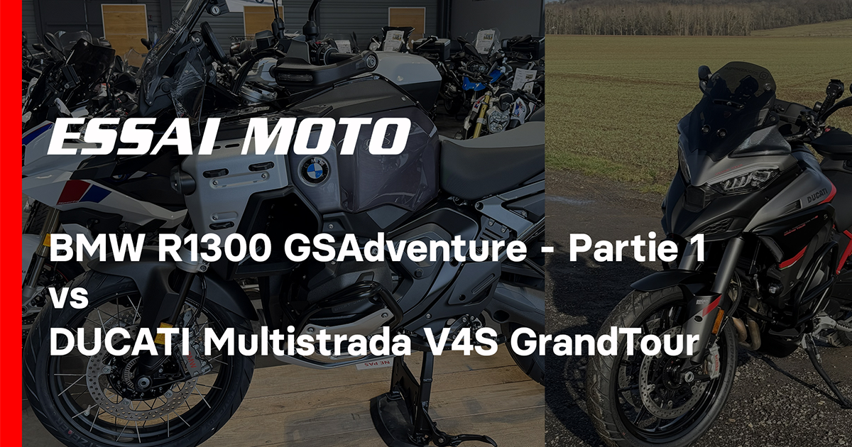 BMW R1300 GSAdventure BMW R1300 GSAdventure vs DUCATI Multistrada V4S GrandTour