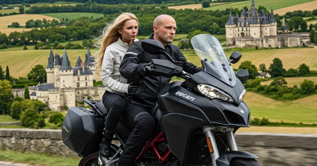 Les Châteaux de la Loire à moto Les Châteaux de la Loire à moto